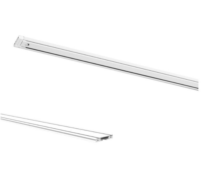 RIEL MAGNETICO SKYLINE BLANCO MACROLED 3M 48V CON ENDCAP